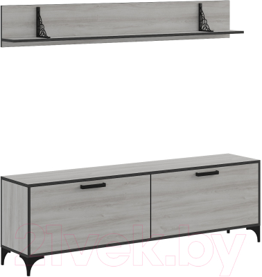 Тумба Genesis Мебель Oskar Loft ТВ (сосна белая)