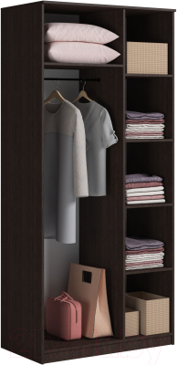 Шкаф Genesis Мебель Светлана 2 двери (венге/дуб молочный)