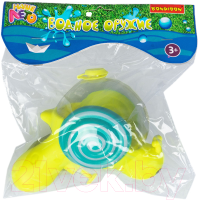 Бластер игрушечный Bondibon Водный пистолет. Наше лето Улитка / ВВ5808