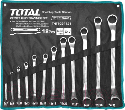 Набор ключей TOTAL THT1024121 - фото