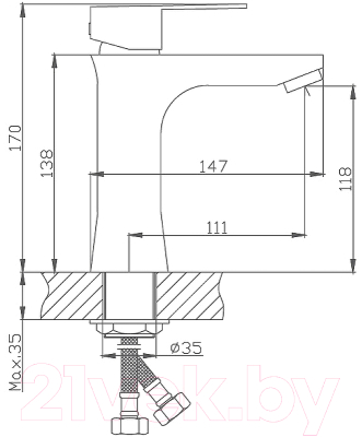 Смеситель Haiba HB10802