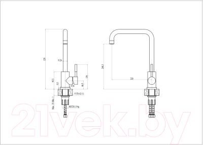Смеситель Haiba HB70304-4