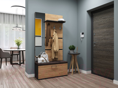 Вешалка для одежды Genesis Мебель Энтер 2 с зеркалом