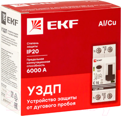 Устройство защиты от дугового пробоя EKF PROxima / Afdd-2-25C-pro