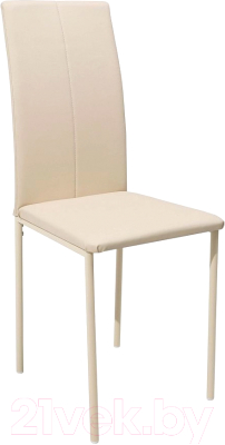 Стул Listvig Слим (кремовый экокожа/кремовый) - фото