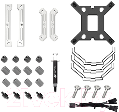 Кулер для процессора ID-Cooling SE-207-XT Slim Snow