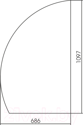 Зеркало Silver Mirrors Mario 68.6x109.7 / LED-00002525 (левый)