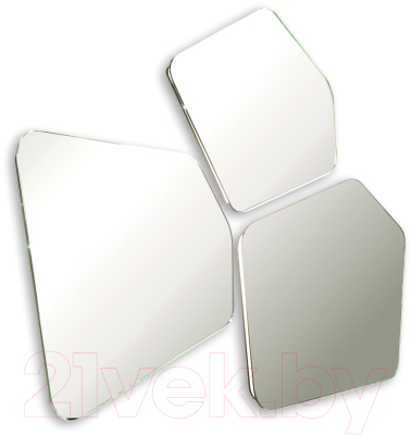 Комплект зеркал декоративных Silver Mirrors Bionic / LED-00002547 - фото