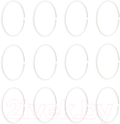 Кольца для шторки Ikea Хассшен 004.660.08 - фото