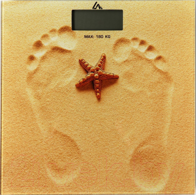 Напольные весы электронные LuazON Home Песок LVE-005 / 2580580 - фото