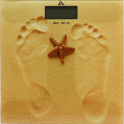 Напольные весы электронные LuazON Home Песок LVE-005 / 2580580