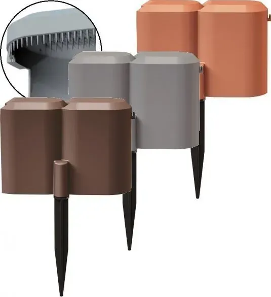 Бордюр садовый Prosperplast Snail / IPSP-R222