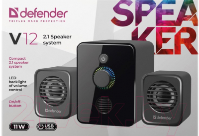 Мультимедиа акустика Defender V12 / 65212