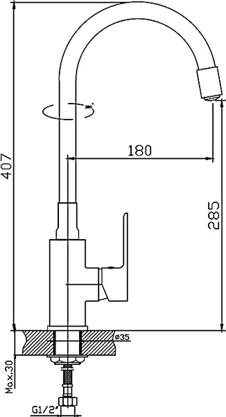 Смеситель Haiba HB73505-8