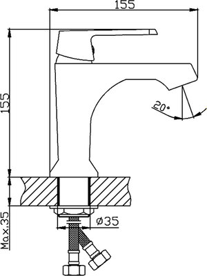 Смеситель Haiba HB10804