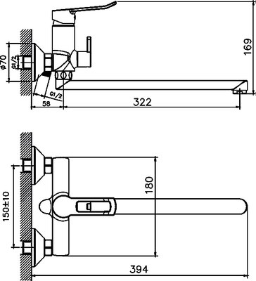 Смеситель Haiba HB22556