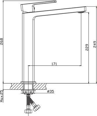 Смеситель Haiba HB11615