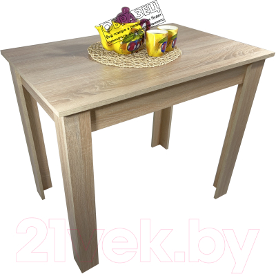 Обеденный стол Genesis Мебель 90x60x76 (дуб сонома) - фото