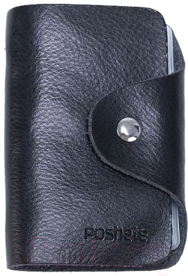 Визитница Poshete 878-002-BLK - фото