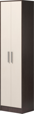 Шкаф-пенал Genesis Мебель Энтер (венге/дуб молочный) - фото
