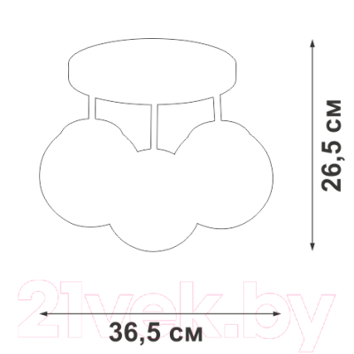 Люстра Vitaluce V3962-1/3PL