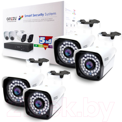 Комплект видеонаблюдения Ginzzu HK-441N