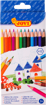 Набор цветных карандашей Jovi 730/12 - фото