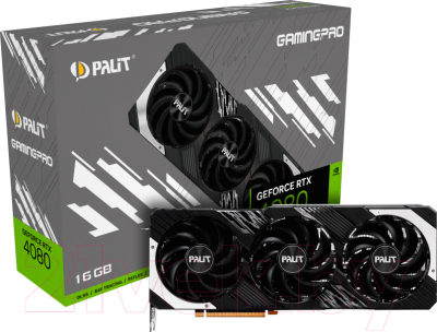 Видеокарта Palit RTX4080 GamingPro (NED4080019T2-1032A)