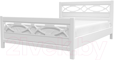 Двуспальная кровать Bravo Мебель Лоренса 160x200 - фото