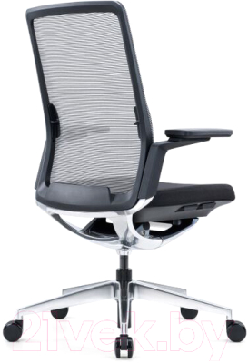 Кресло офисное Norden Monro / EVA-004B (черный/алюминий)