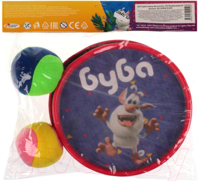 Активная игра Играем вместе Мячеловка Буба с липучкой / B2126588-BUBA