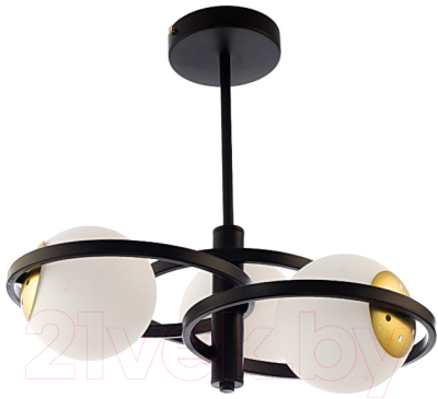 Потолочный светильник Aitin-Pro C1272/3 (черный/зотоло) - фото