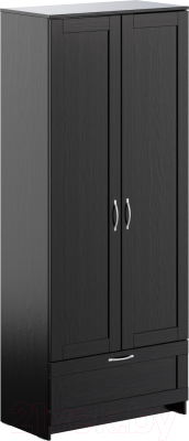 Шкаф Mio Tesoro Сириус 2-х створчатый 1 ящик 2.02.01.240.5 (дуб венге) - фото