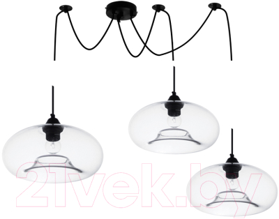 Люстра Aitin-Pro S5695/3 (черный) - фото