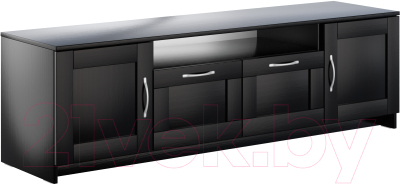 Тумба Mio Tesoro Сириус 2 двери и 2 ящика 156x47 2.02.03.330.5 (дуб венге) - фото