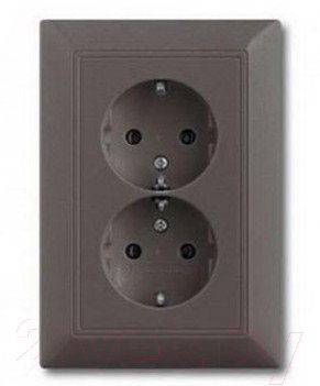 Розетка ABB Basic 55 2014-0-1477 - фото