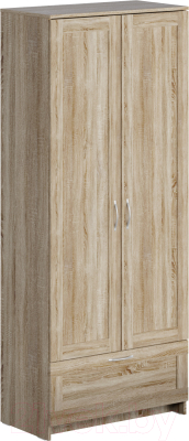Шкаф Mio Tesoro Сириус 2-х створчатый 1 ящик 2.02.01.240.3 (дуб сонома) - фото