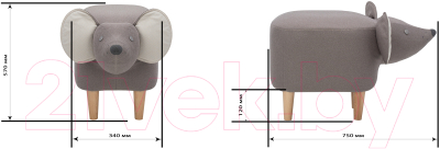 Пуф Импэкс Leset Mouse Combi