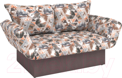 Диван Rivalli Джимми (Futura Mango принт серый с манго) - фото