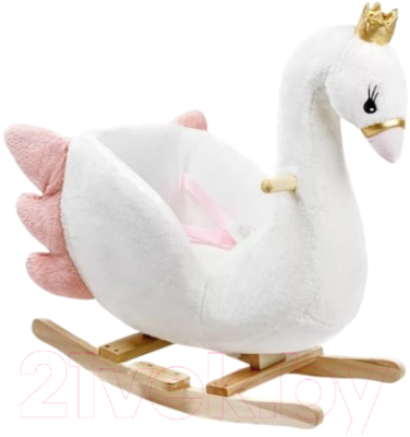 Качалка детская Amarobaby Лебедь / AMARO-28AS-Be - фото