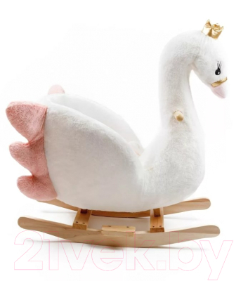 Качалка детская Amarobaby Лебедь / AMARO-28AS-Be