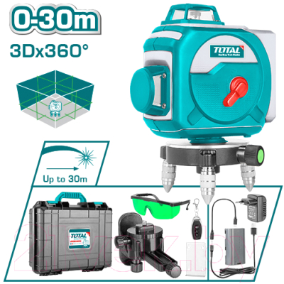 Лазерный нивелир TOTAL TLL255267