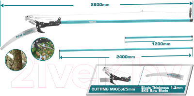 Высоторез механический TOTAL THEPS25281