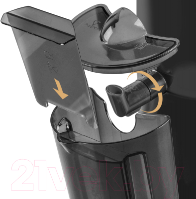 Соковыжималка электрическая Endever Sigma 77 (черный/стальной)