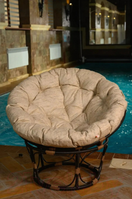 Кресло садовое BiGarden Papasan / БГ-П-Кор (коричневый)