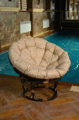 Кресло садовое BiGarden Papasan / БГ-П-Кор (коричневый)