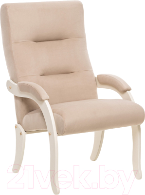 Кресло мягкое Импэкс Leset Дэми (слоновая кость/V 18) - фото