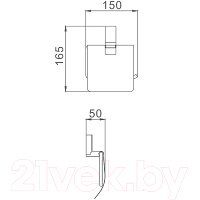 Держатель для туалетной бумаги Haiba HB8803