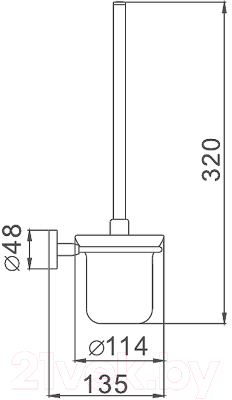 Ершик для унитаза Haiba HB8710
