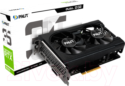 Видеокарта Palit RTX 3050 Dual 8GB (NE63050018P1-1070D)